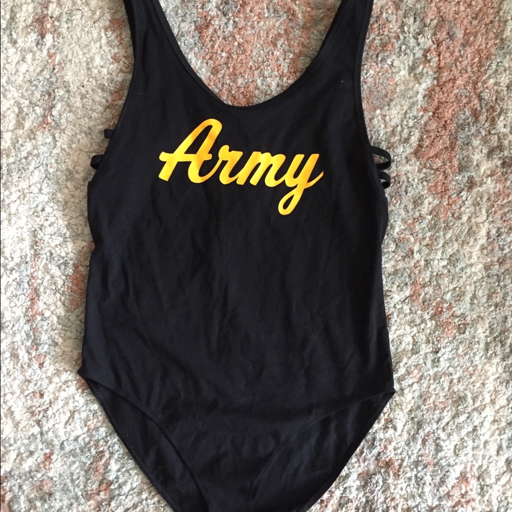 Black Army Bodysuit
